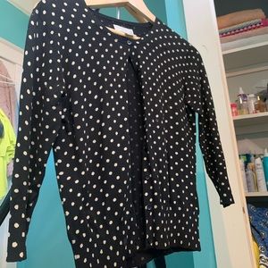 Polka dot cardigan